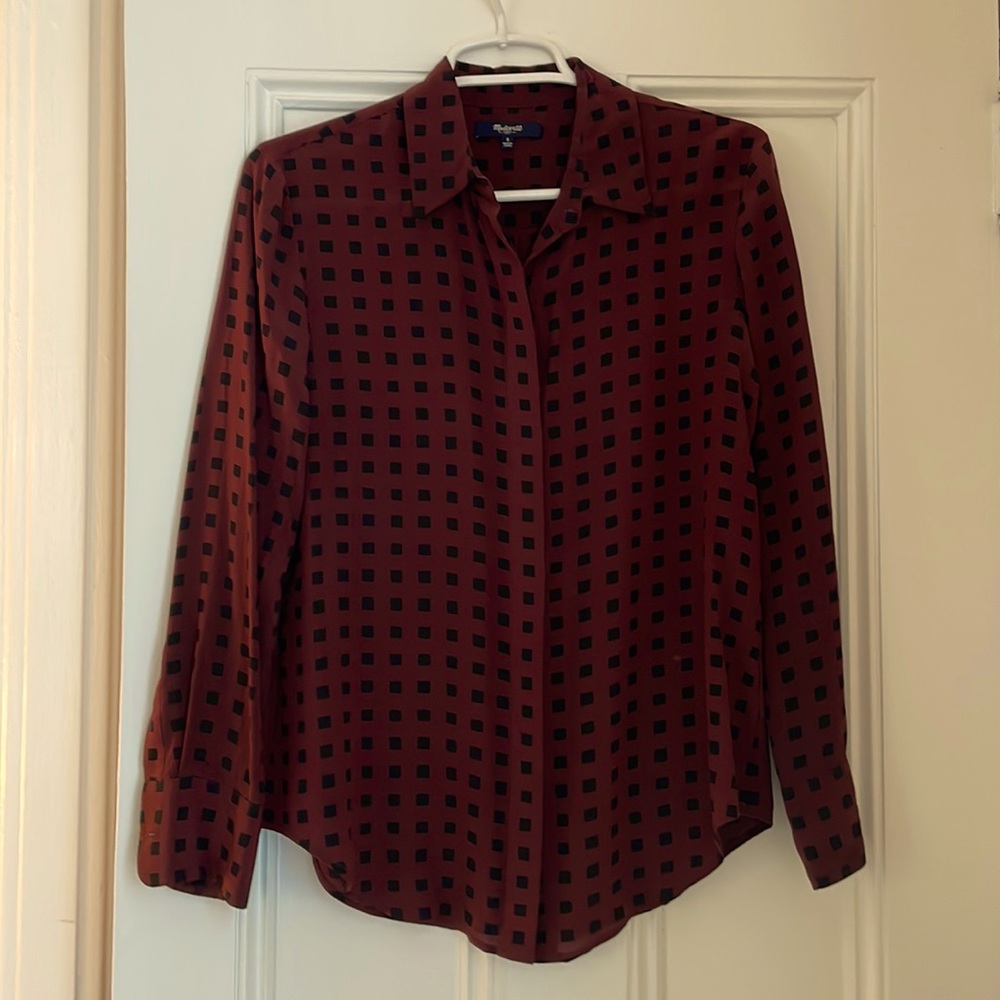 Madewell silk blouse